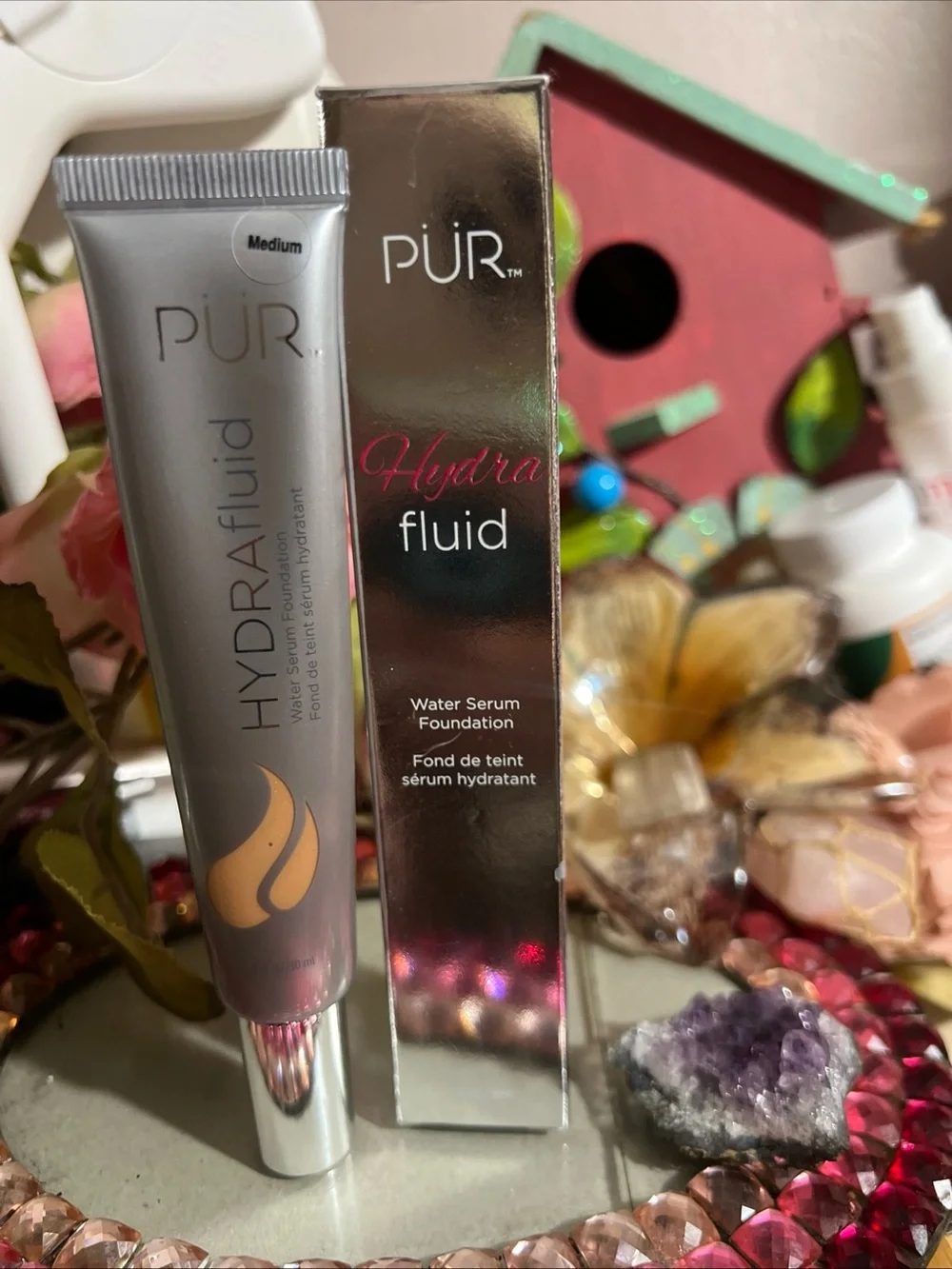 PÜR Hydrafluid Water Serum Foundation - shade Medium SUPER RARE !